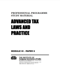 Advanced Tax Laws and Practice