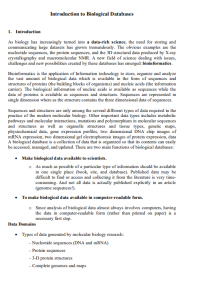 Biological Databases
