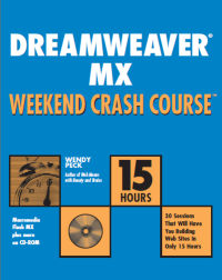 dreamweaver mx weekend crash course