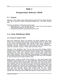 JENI Intro1 Bab 02 Pengenalan Bahasa JAVA