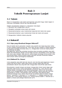 JENI Intro2 Bab 03 Teknik Pemrograman Lanjut 2