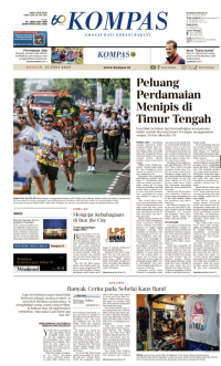 Koran Kompas : Peluang Perdamaian Menipis di Timur Tengah