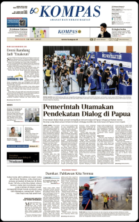 Koran Kompas : Pemerintah Utamakan Pendekatan Dialog di Papua