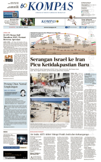 Koran Kompas : Serangan Israel Ke Iran Picu Ketidakpastian