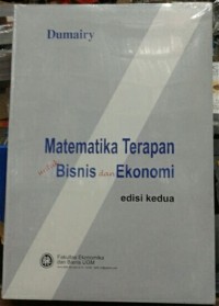 Matematika Terapan Untuk Bisnis Dan Ekonomi Edisi kedua